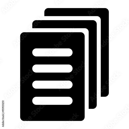 data, file, database, data warehouse, computer solid or glyph icon