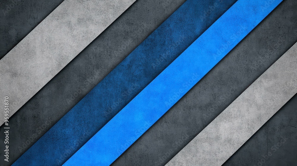 Explore the depth of abstract design with dark grey and blue geometric stripes in this modern tech banner. Explore the depth of abstract design with dark grey and blue geometric stripes in this modern tech banner.