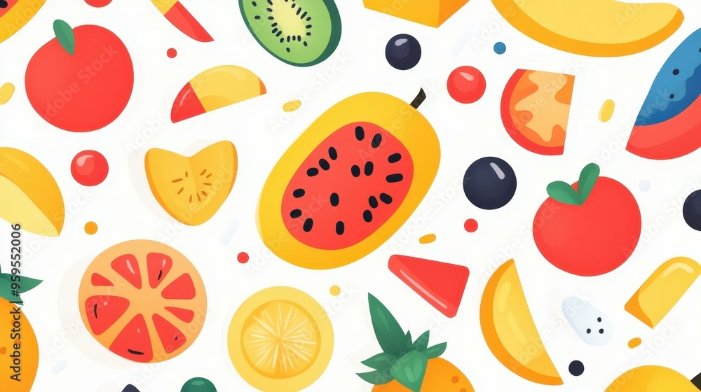 Brighten your space with cute, motivational posters featuring abstract fruit collages and trendy, minimal designs. Brighten your space with cute, motivational posters featuring abstract fruit collages and trendy, minimal designs.