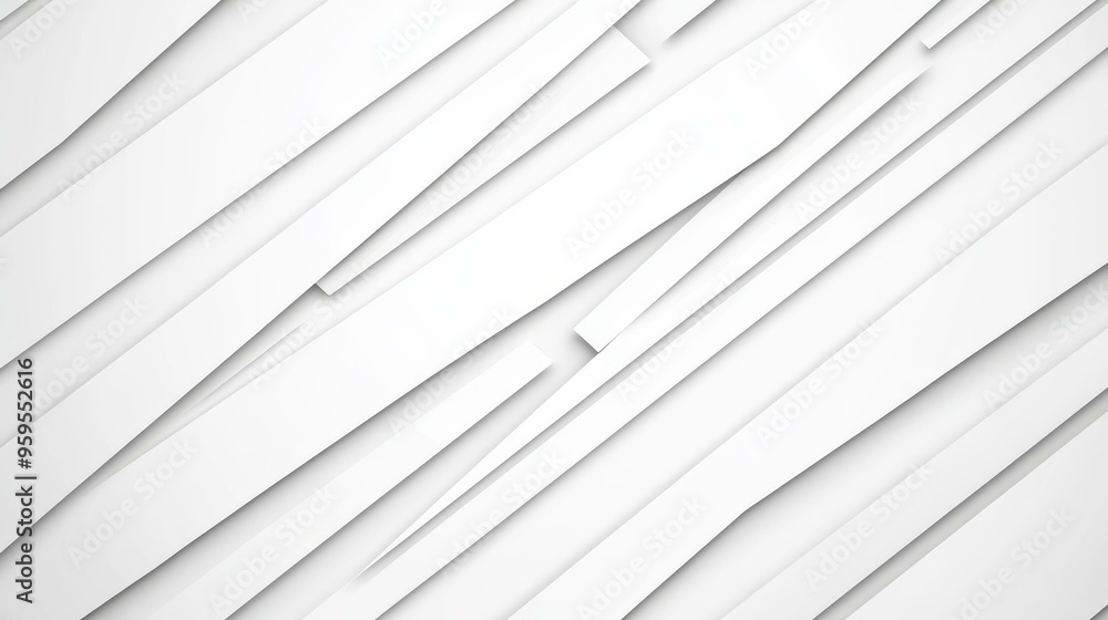 Obraz premium A modern wallpaper design featuring thin, slanted diagonal lines in white and grey, perfect for any stylish project.