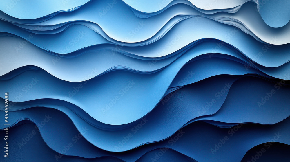 Fototapeta premium Creative Design Elements: Graphic designs incorporating shades of blue for a vibrant and engaging look.