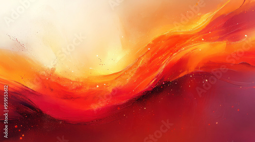 Digital Art: Modern digital artwork with striking orange backgrounds, highlighting creativity and digital design skills.