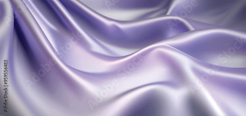 Purple smooth elegant light silk fabric background. Textile texture. Vector illustration	