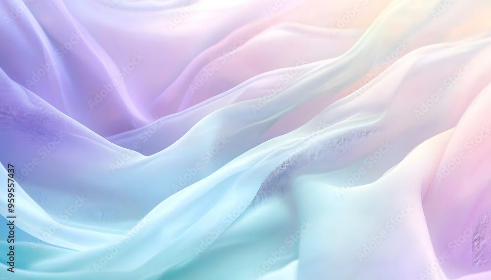 Obraz premium A single pastel color, such as mint green or lavender, providing a soothing and simple backdrop