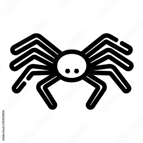 spider Line Icon
