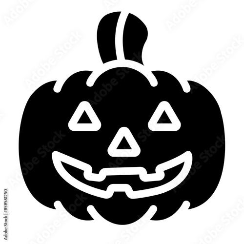 jack o lantern Solid icon