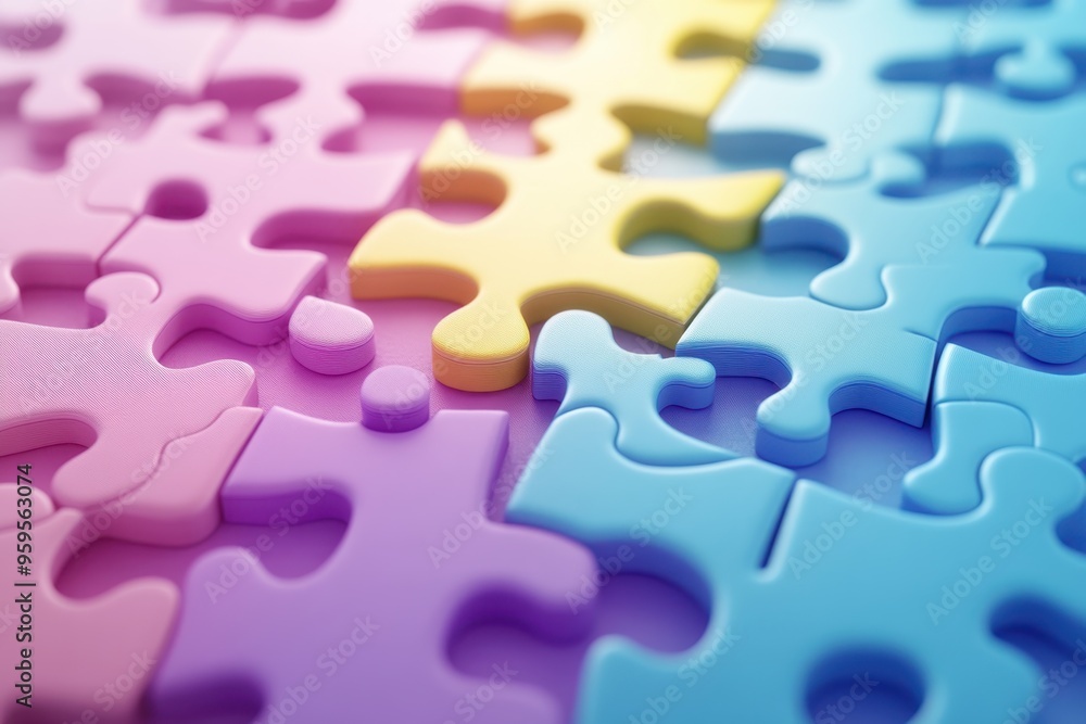 A puzzle with pieces representing different demographics coming together, symbolizing the collective effort to achieve equality and diversity. A puzzle with pieces representing different demographics coming together, symbolizing the collective effort to achieve equality and diversity.
