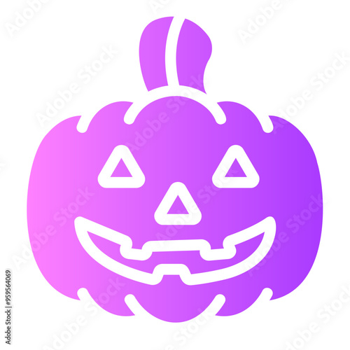 jack o lantern Gradient icon