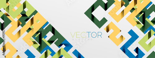 Color bend lines with shadow texture effect. Vector Illustration For Wallpaper, Banner, Background, Card, Book Illustration, landing page