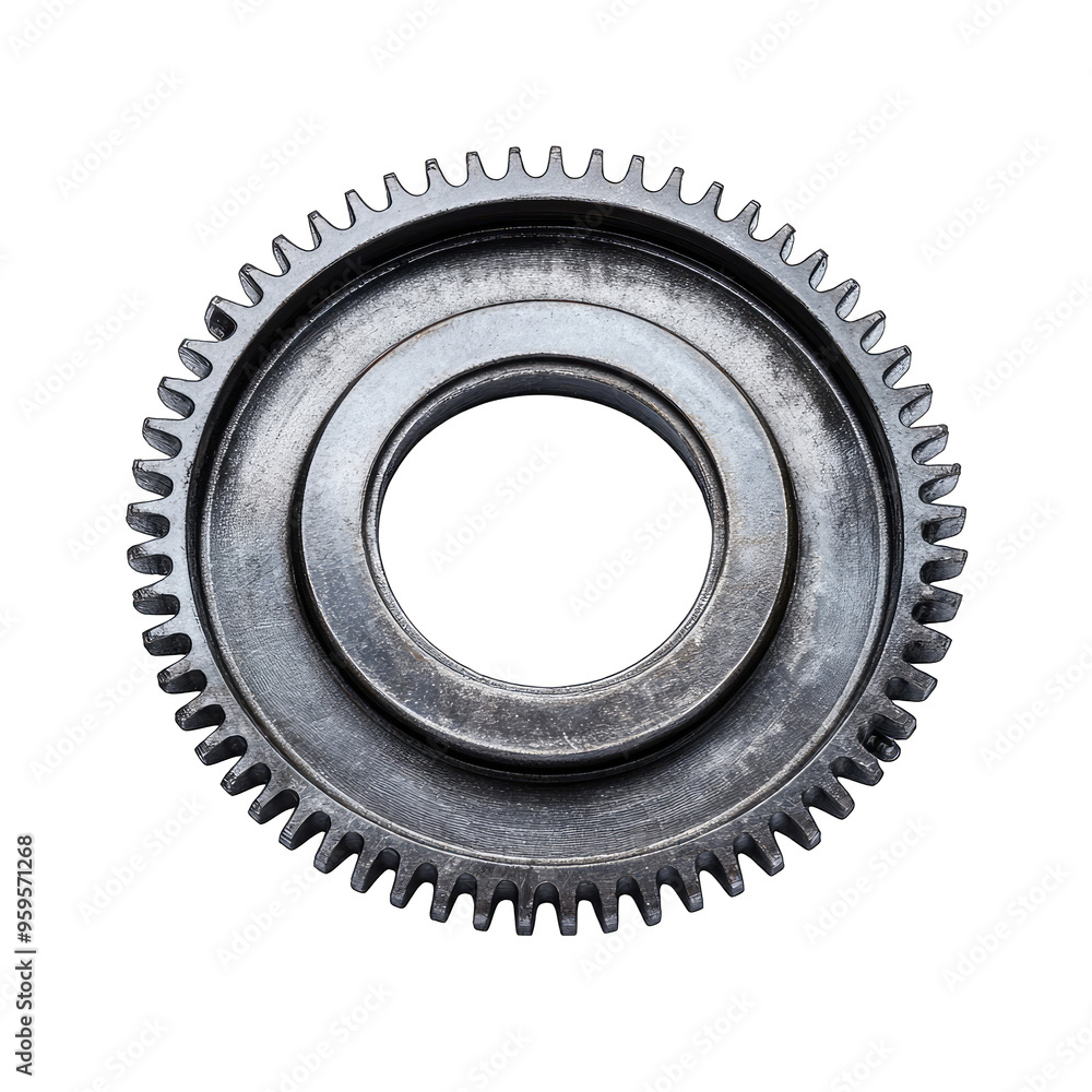 A close up of a gear with transparent background A close up of a gear with transparent background