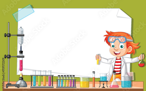 Young Scientist in Laboratory