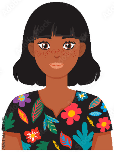 Colorful Floral Shirt Avatar