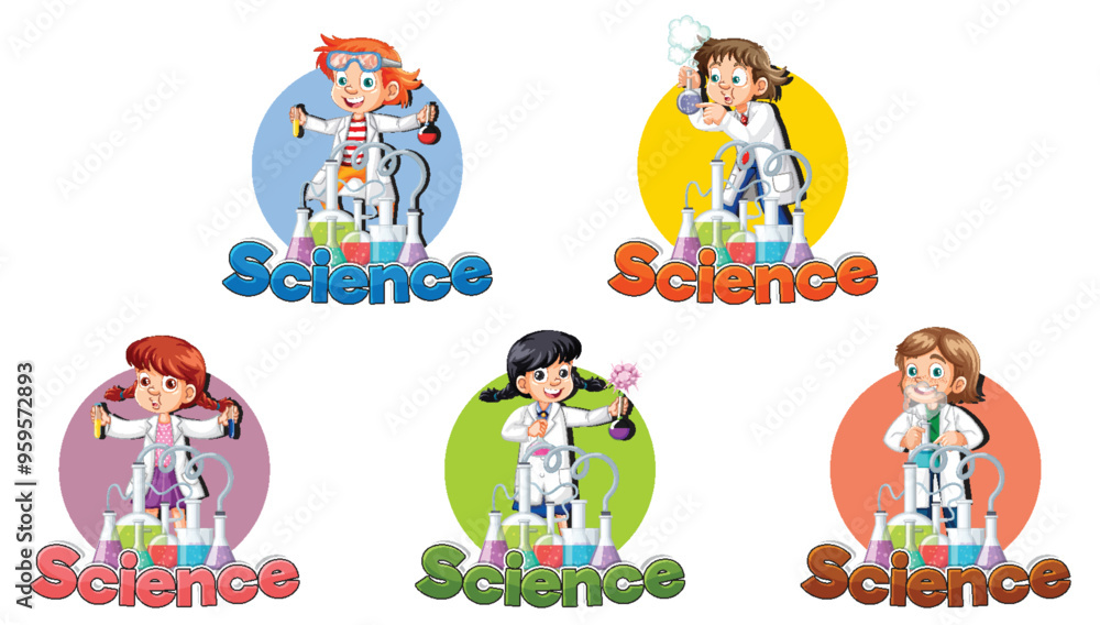 Kids Engaged in Science Experiments Kids Engaged in Science Experiments