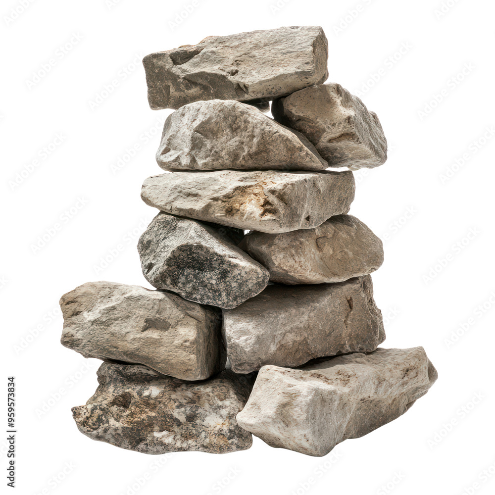 Pile of stone, Stone object isolated on transparent png. Pile of stone, Stone object isolated on transparent png.