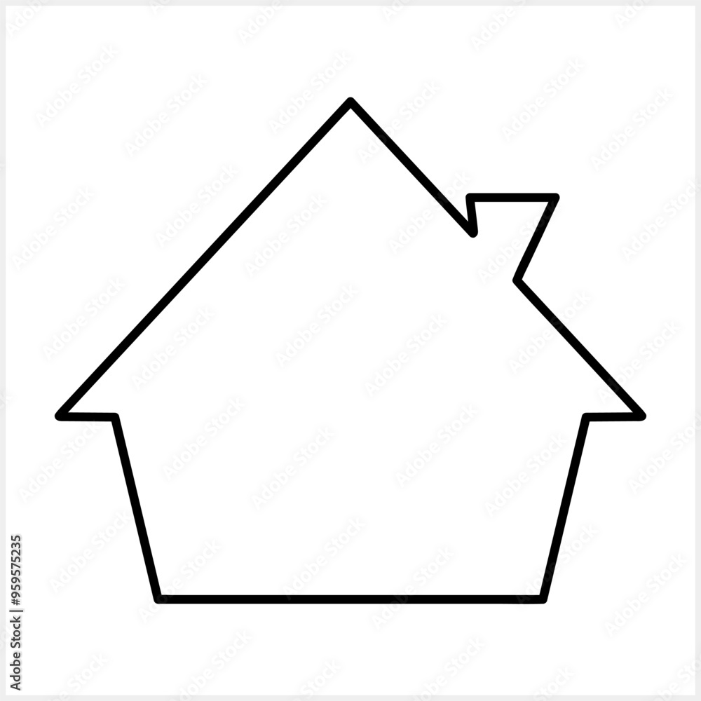 Sketch house clipart isolated. Engraving home. Vector stock illustration Sketch house clipart isolated. Engraving home. Vector stock illustration