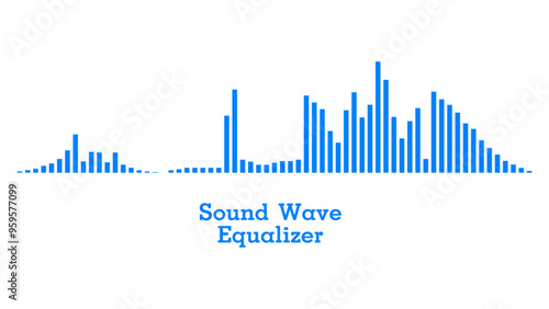Sound wave with bar symbols music for backdrop transparency graphics