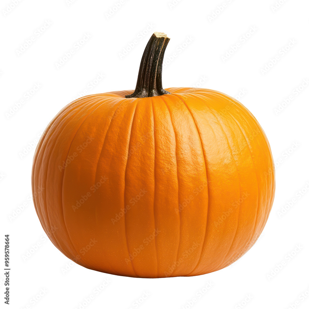 Obraz premium Pumpkin object isolated on transparent png.