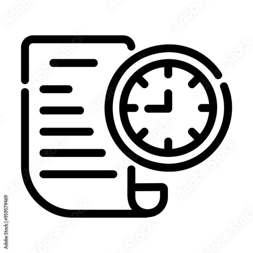 timing Line Icon