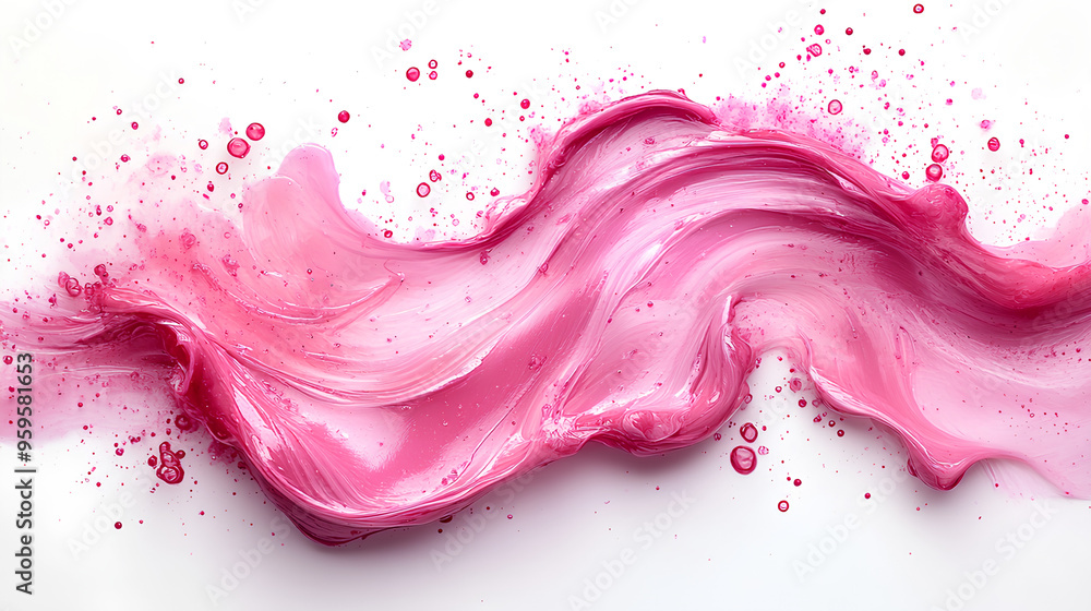 pink ink brush stroke, pink brush isolated on white background pink ink brush stroke, pink brush isolated on white background