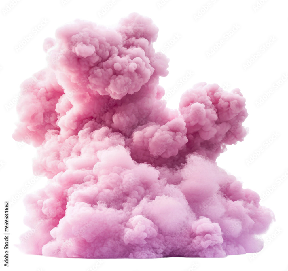 Pink smoke rising during a display, cut out - stock png. Pink smoke rising during a display, cut out - stock png.