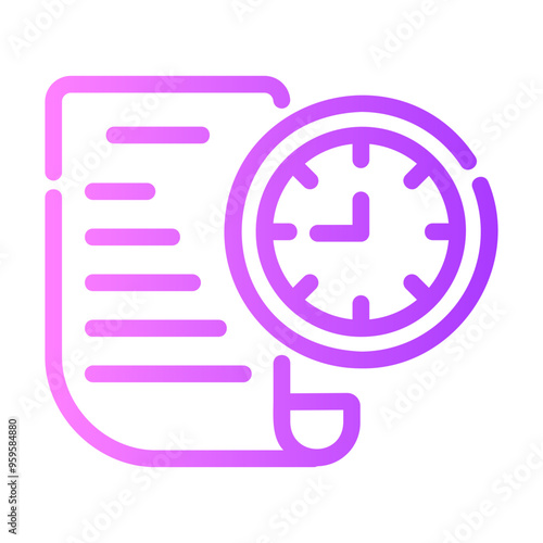 timing Gradient icon