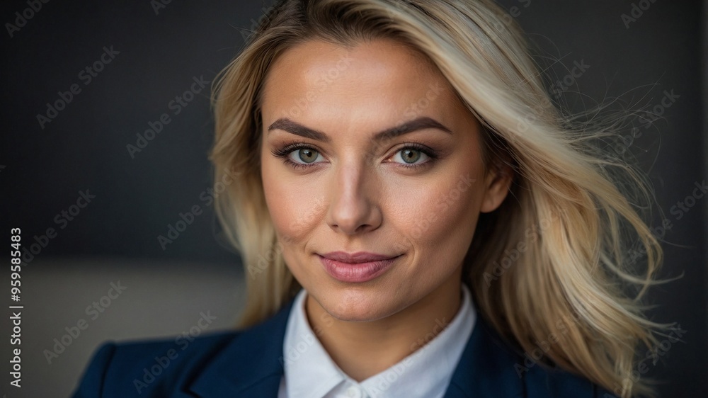 自信と知性に満ちた女性が見せるプロフェッショナルなリーダーシップを表現 自信と知性に満ちた女性が見せるプロフェッショナルなリーダーシップを表現