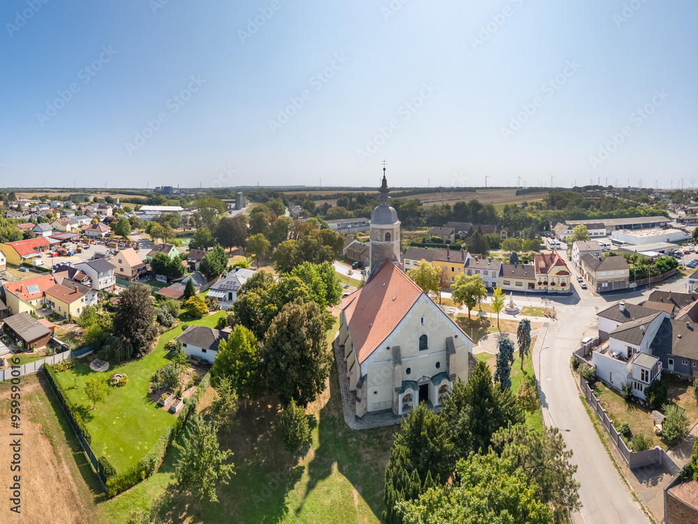 Zistersdorf im Weinviertel. Bekannter Ort in Niederösterreich. Zistersdorf im Weinviertel. Bekannter Ort in Niederösterreich.
