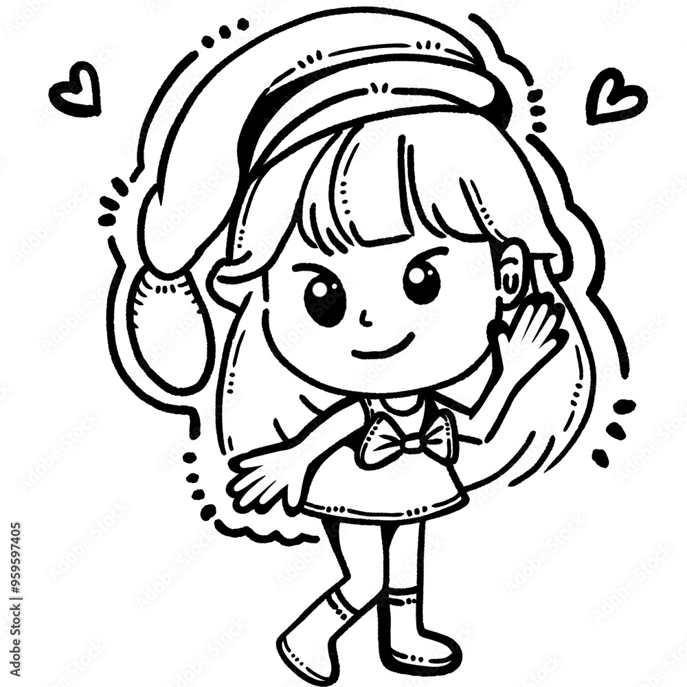 Obraz premium little girl