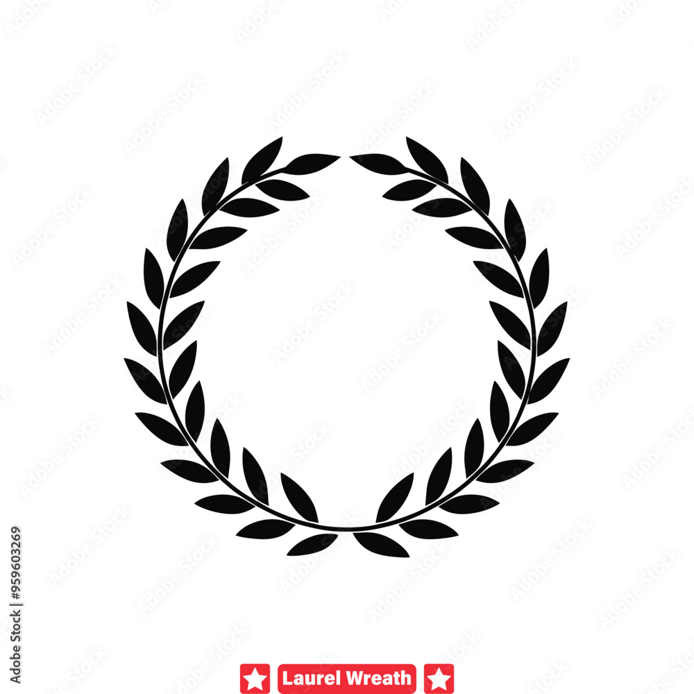 Exquisite Laurel Wreath Vector Collection Elegant Ornaments for Luxurious Artworks Exquisite Laurel Wreath Vector Collection Elegant Ornaments for Luxurious Artworks