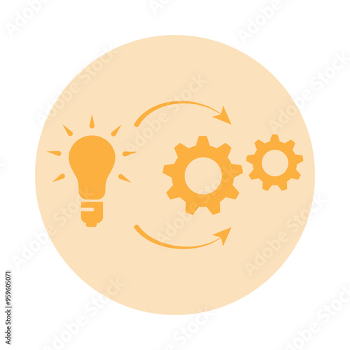 Implementation icon template