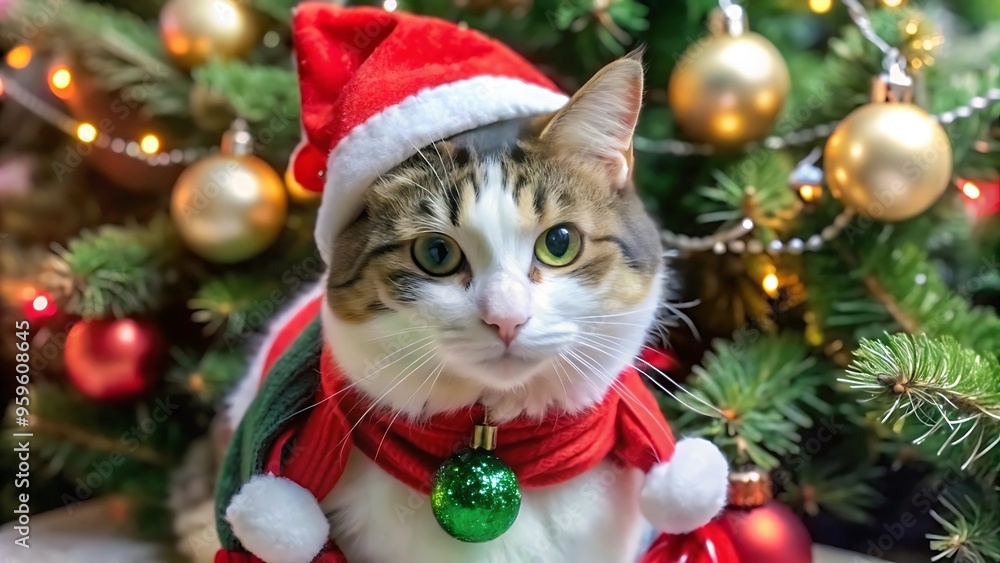 Happy Christmas Cat Happy Christmas Cat