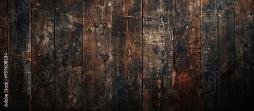 Wallpaper Mural old brown rustic dark grunge wood texture wood backdrop. Copy space image. Place for adding text and design Torontodigital.ca