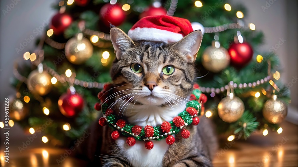Happy Christmas Cat Happy Christmas Cat