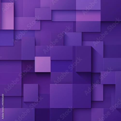 Violet minimalistic geometric abstract background with seamless dynamic square suit for corporate, business, wedding art display products blank 