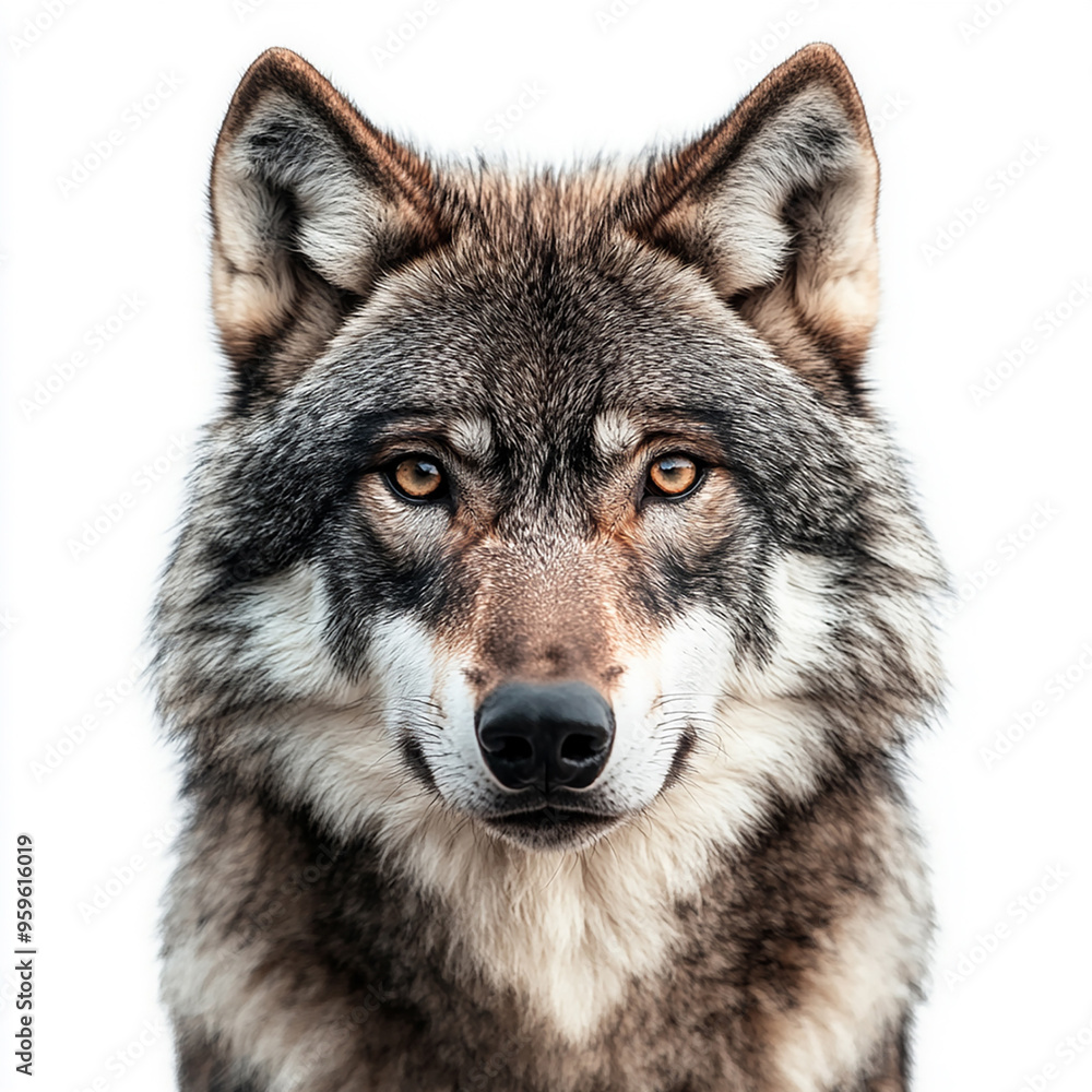 Fototapeta premium Cara de lobo 