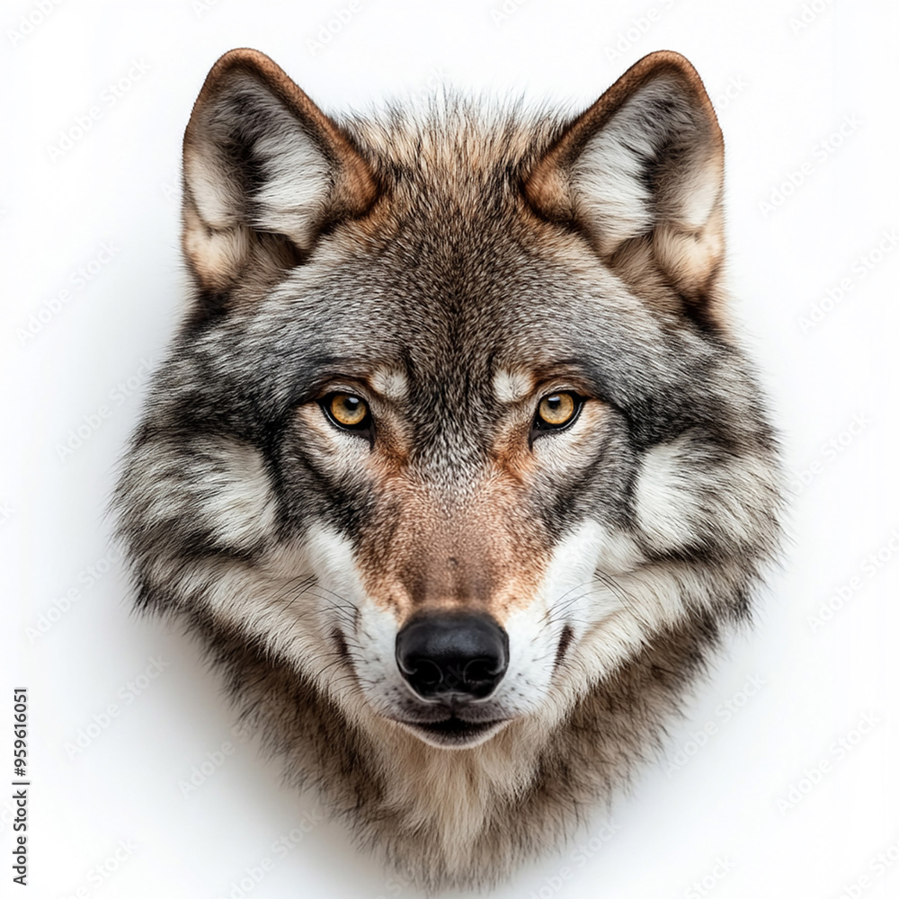 Obraz premium Cara de lobo 