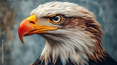 Close-up of a majestic eagl...