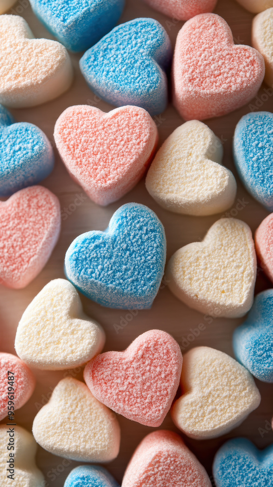 Pastel Marshmallow Candy Texture Pastel Marshmallow Candy Texture