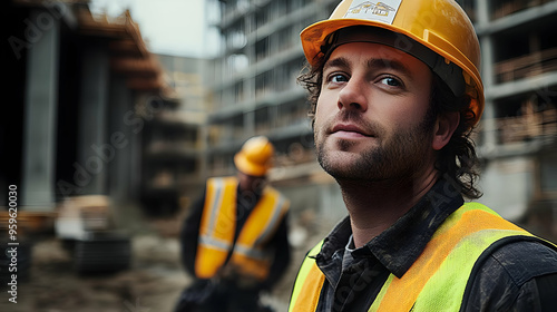 Construction worker on site...