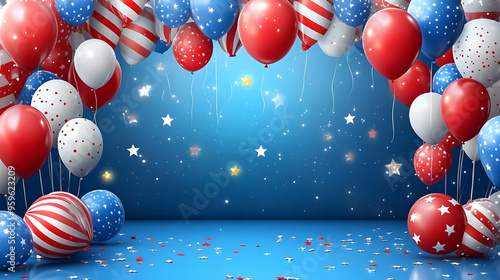 Festive background with red...