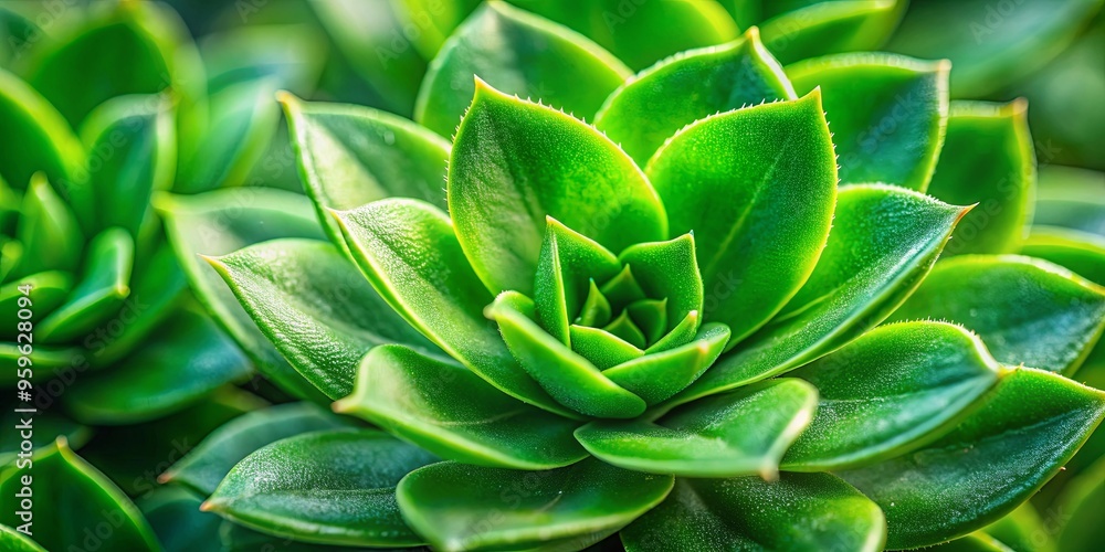Close-up shot of green plant with slightly browning edges on leaves Close-up shot of green plant with slightly browning edges on leaves