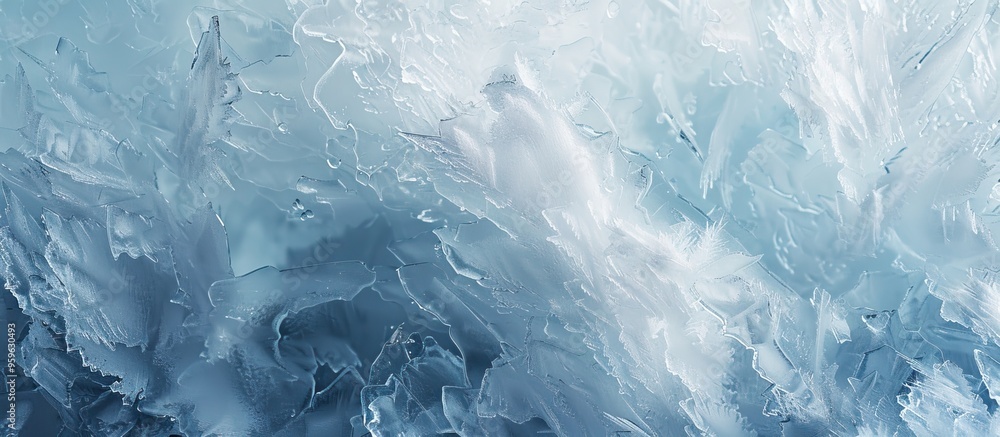 Obraz premium ice surface texture. Copy space image. Place for adding text and design