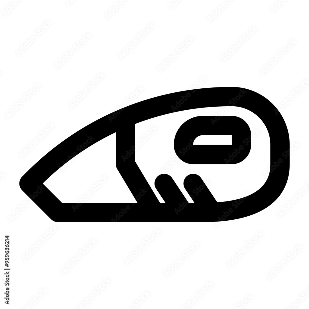 Fototapeta premium hand cleaner, vacuum cleaner, handheld, exhauster, hoover, electronic outline icon