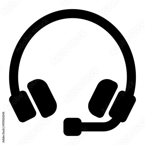 headset, handsfree, music, headphone, sound, device outline icon