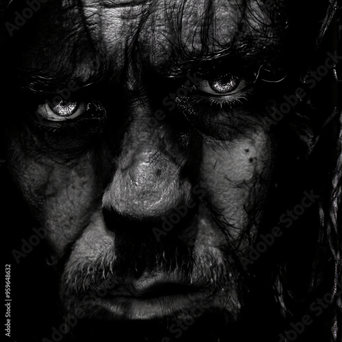 Portrait of a Homeless Man