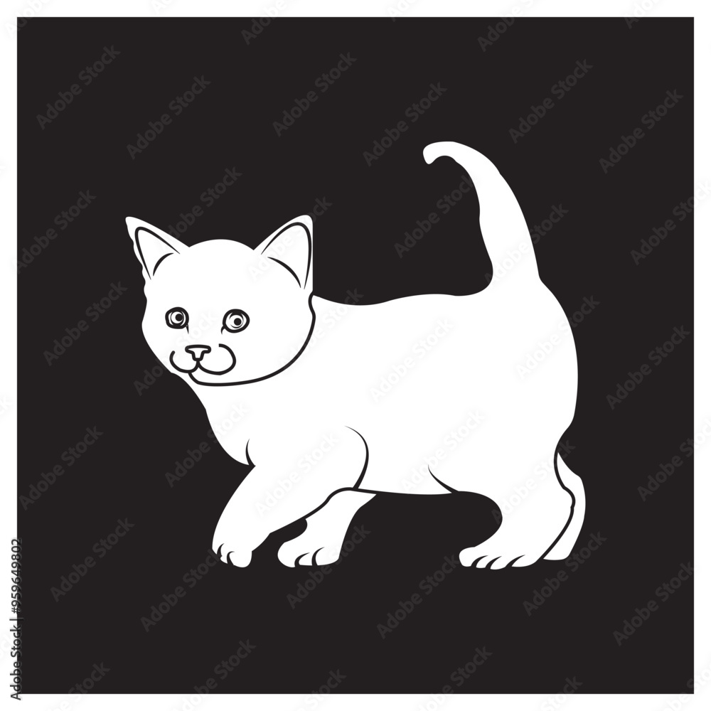 cat icon simple design cat icon simple design
