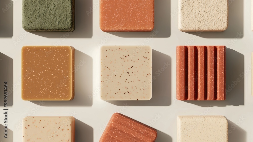 A collection of colorful textured tiles arranged in a pleasing grid pattern, perfect for design inspiration and creative projects. A collection of colorful textured tiles arranged in a pleasing grid pattern, perfect for design inspiration and creative projects.