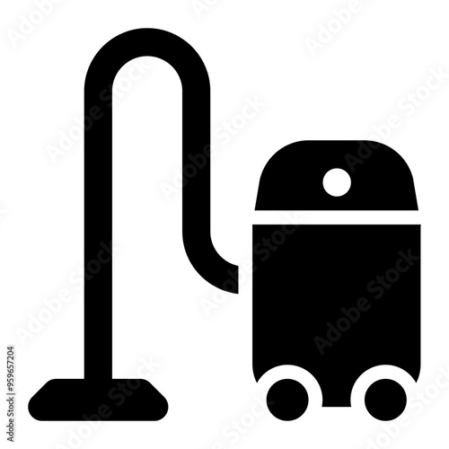 vacuum cleaner, cleaning, exhauster, hoover, electronic solid or glyph icon