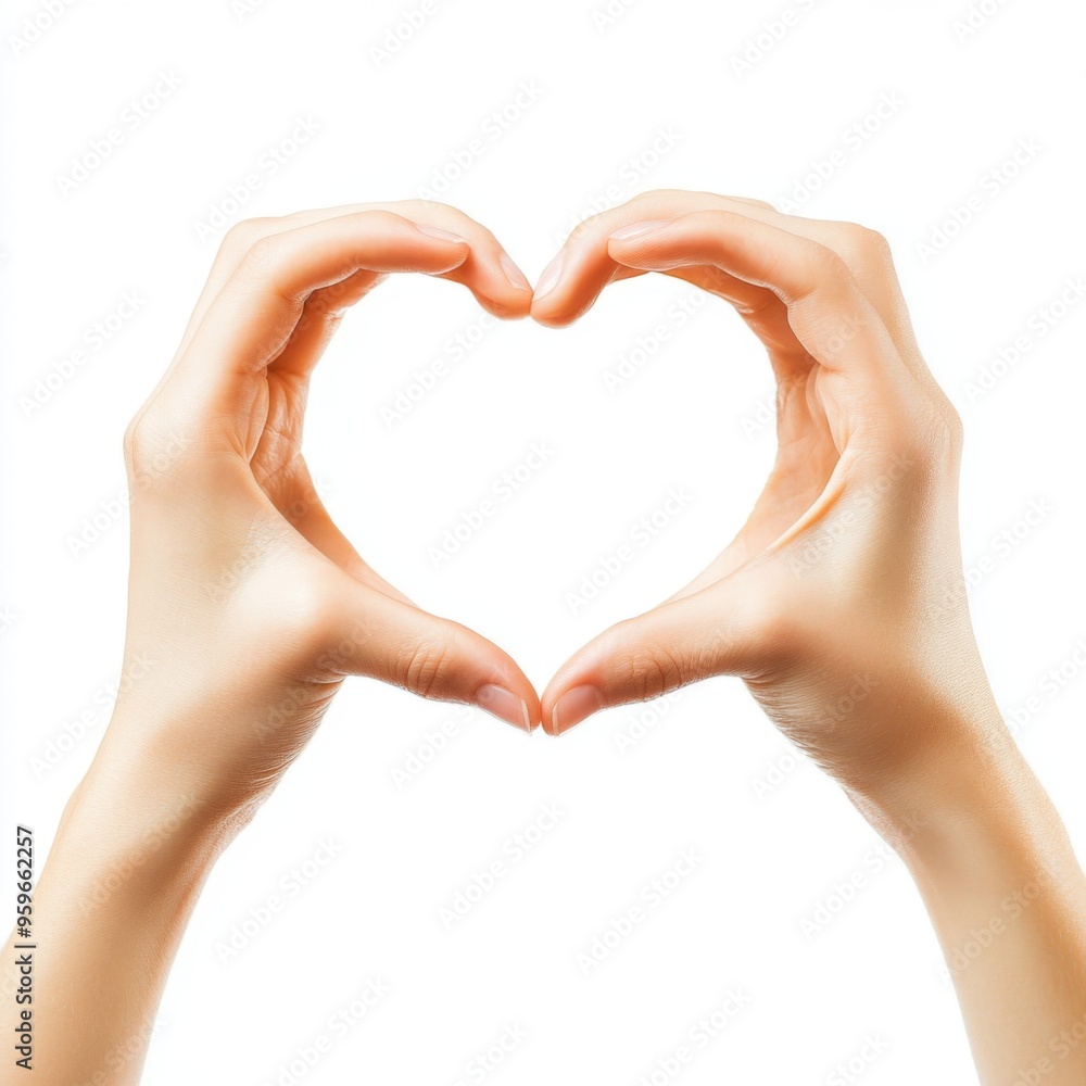 Hands Skillfully Forming a Beautiful Heart Symbol to Represent Love and Deep Compassion Hands Skillfully Forming a Beautiful Heart Symbol to Represent Love and Deep Compassion