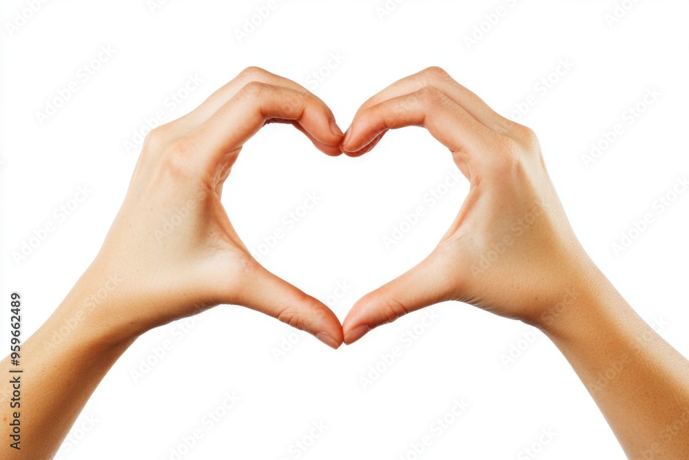 Hands Skillfully Forming a Beautiful Heart Symbol to Represent Love and Deep Compassion Hands Skillfully Forming a Beautiful Heart Symbol to Represent Love and Deep Compassion